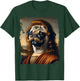 Renaissance Painting Pug Dog Mustache T-Shirt - T-Shirt | Forest