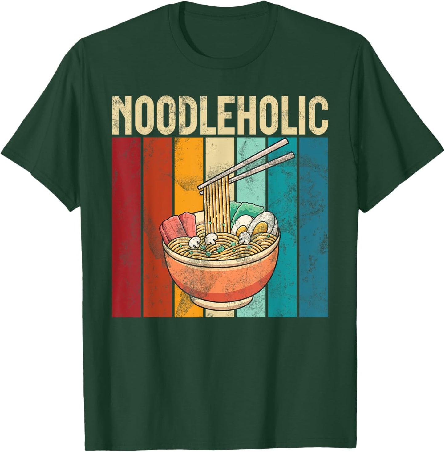 Noodleholic Noodles T-Shirt - T-Shirt | Forest