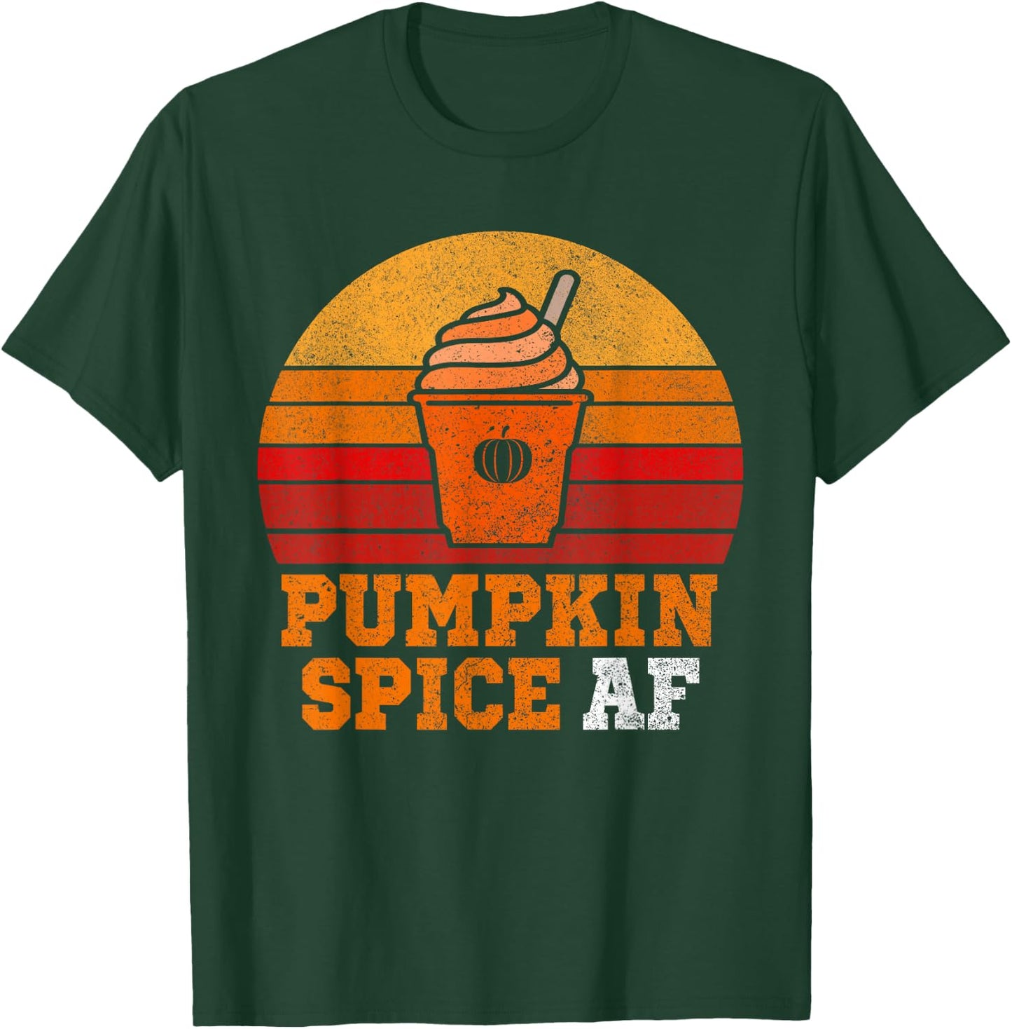 Pumpkin Spice Af Funny Men Husband Apparel Halloween Gift . T-Shirt - T-Shirt | Forest