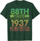 88 Year Old Gifts Vintage 1937 Limited Edition 88th Birthday T-Shirt - T-Shirt | Forest