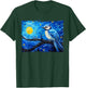 Birds Nature Birding Watching Ornithology Blue Jay Bird T-Shirt - T-Shirt | Forest