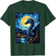 Dragon Starry Night Van Gogh Dragon Lover Art T-Shirt - T-Shirt | Forest
