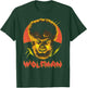 Universal Monsters The Wolfman Circle Portrait T-Shirt - T-Shirt | Forest