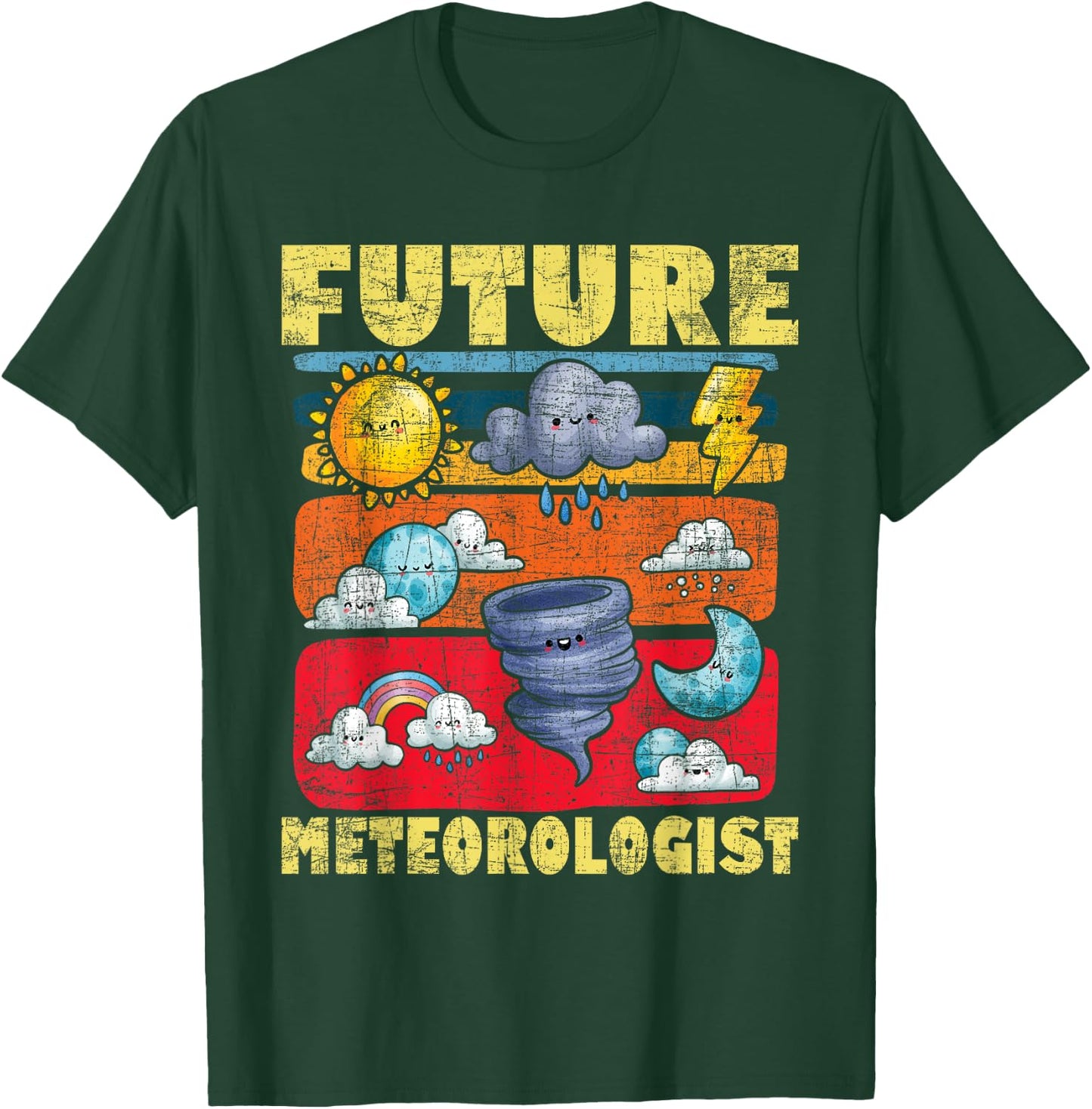 Future Meteorologist - Meteorology Forecasting Weather T-Shirt - T-Shirt | Forest