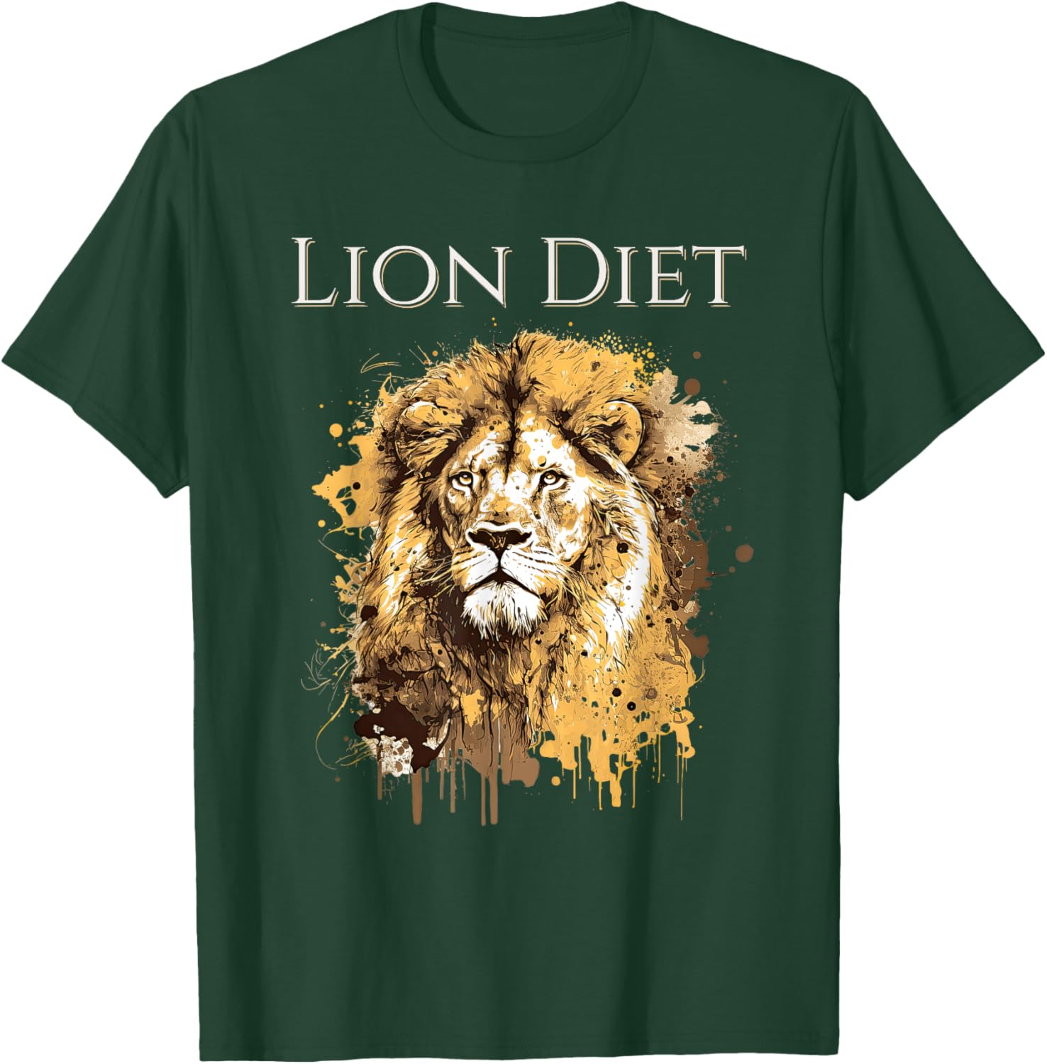 Carnivore: Zero Carb Lion Diet Lifestyle T-Shirt - T-Shirt | Forest