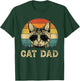 Vintage Cat Dad Cat Lovers Daddy Father's Day T-Shirt - T-Shirt | Forest