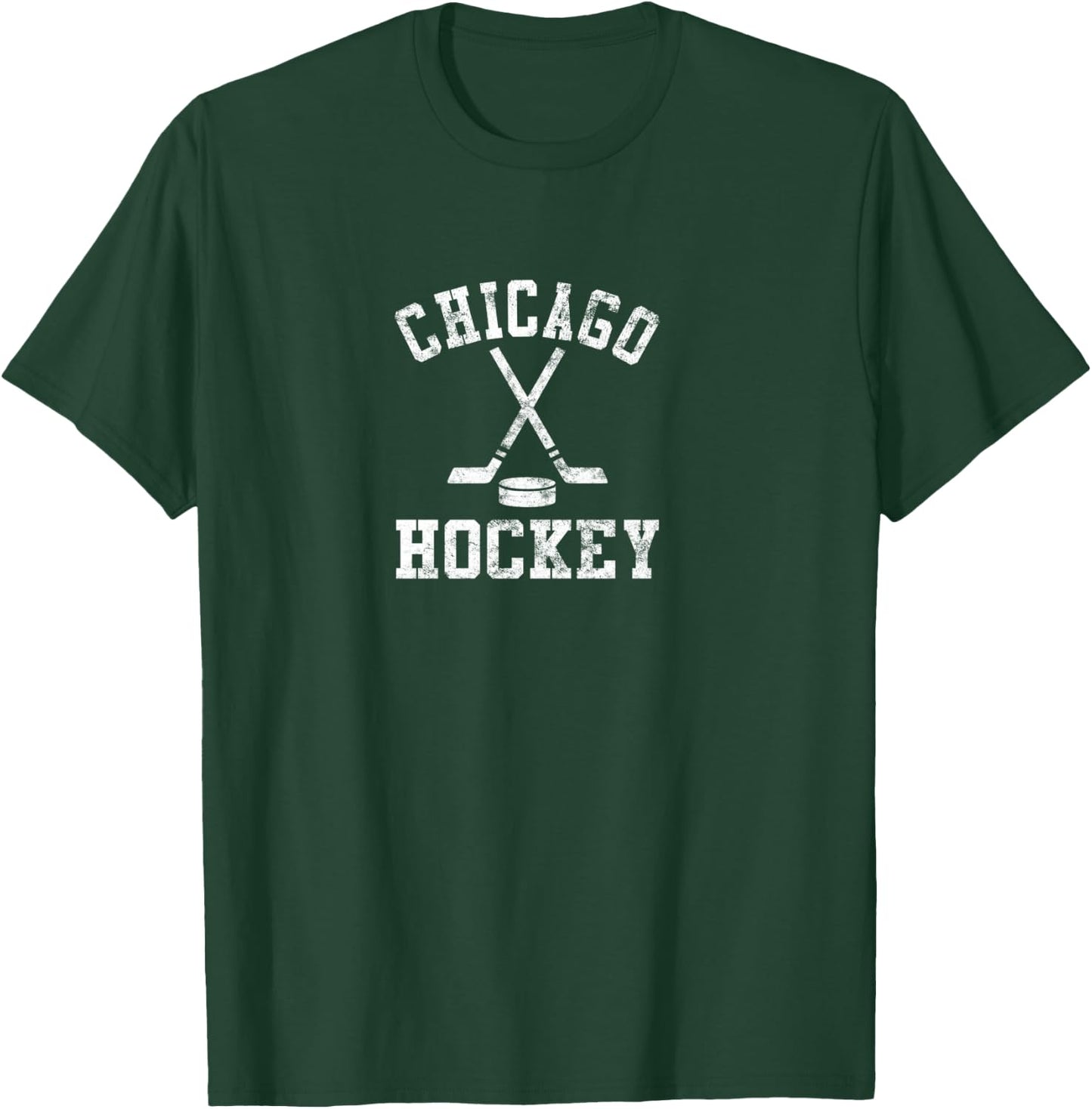 Vintage Chicago Hockey T-Shirt - T-Shirt | Forest