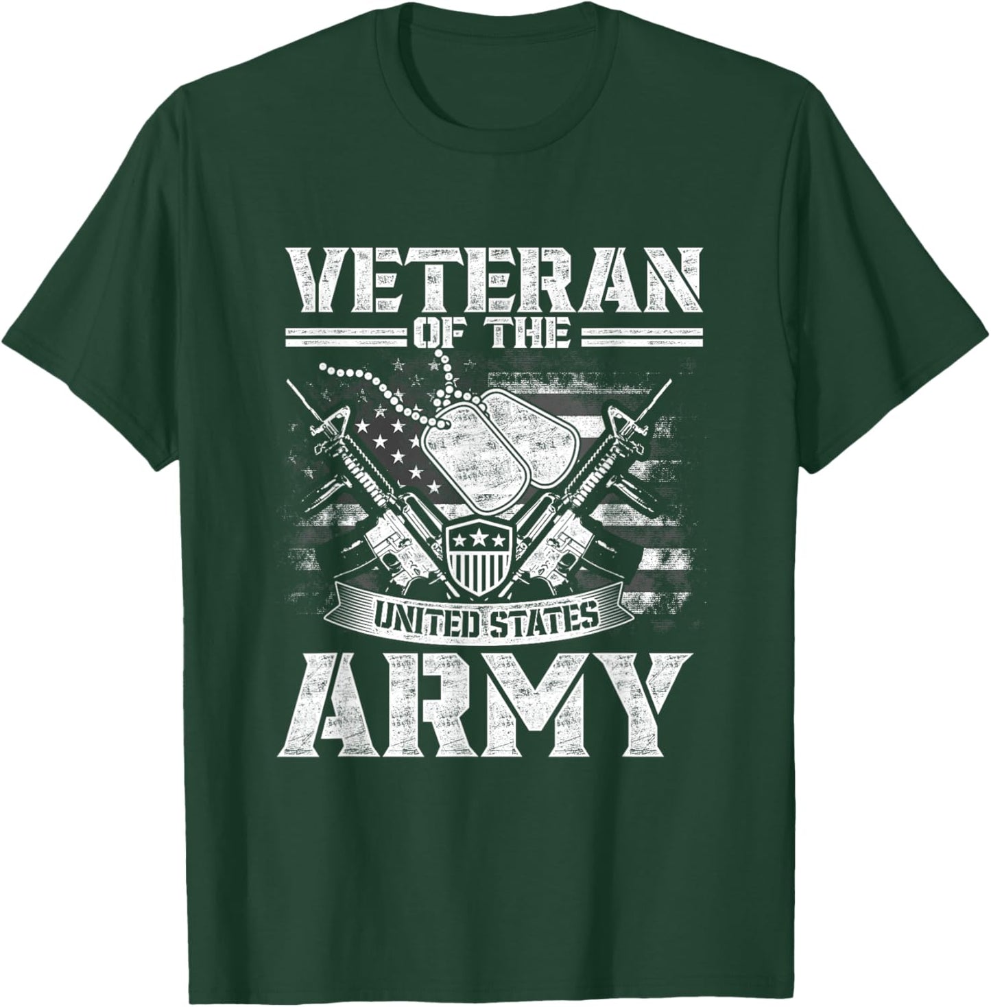 Veteran of United States US Army veteran Father's Day T-Shirt - T-Shirt | Forest