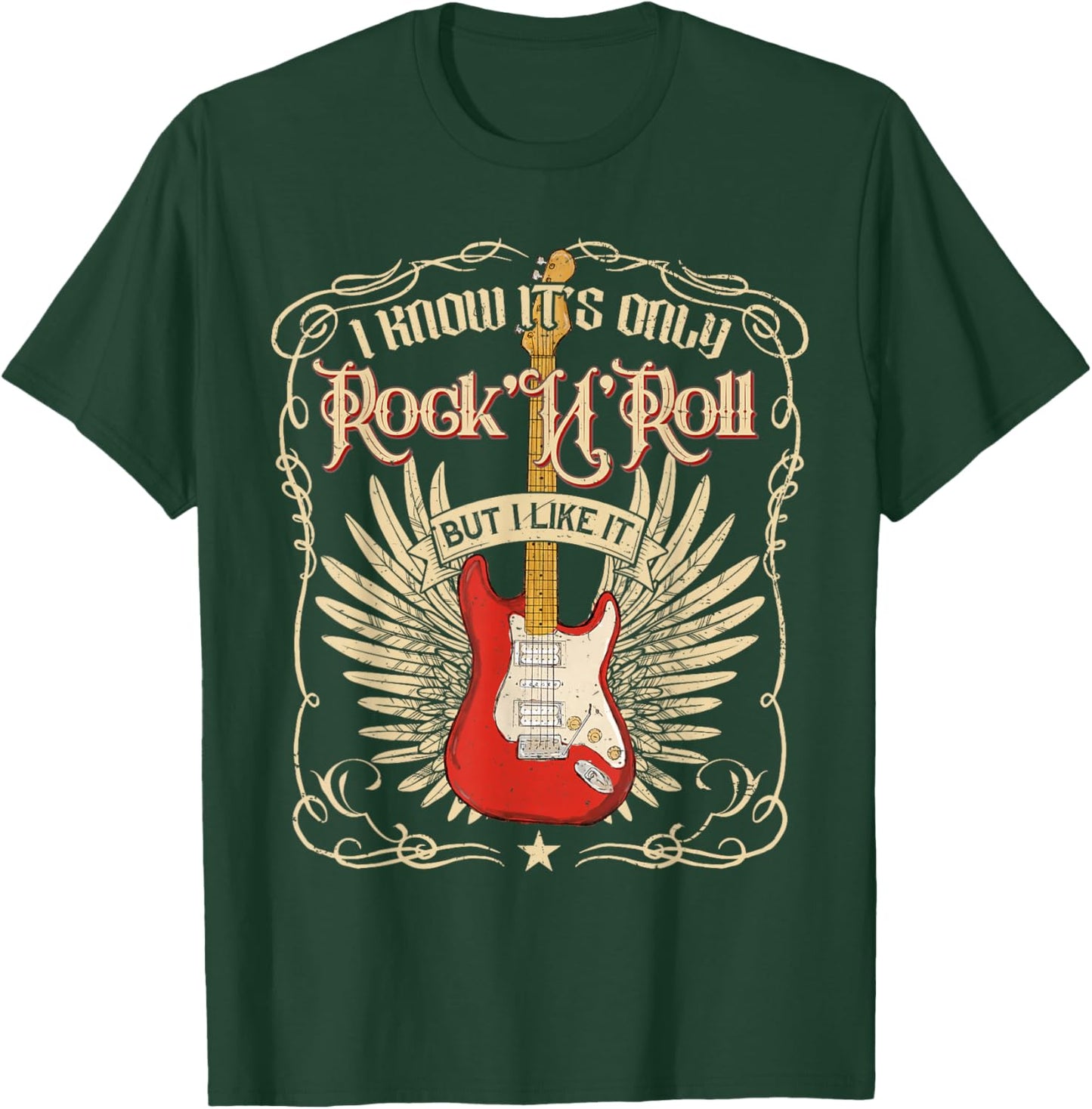 Ich weiß, es ist nur Rock'n'Roll, Aber ich mag es, Rockmusik T-Shirt - T-Shirt | Forest