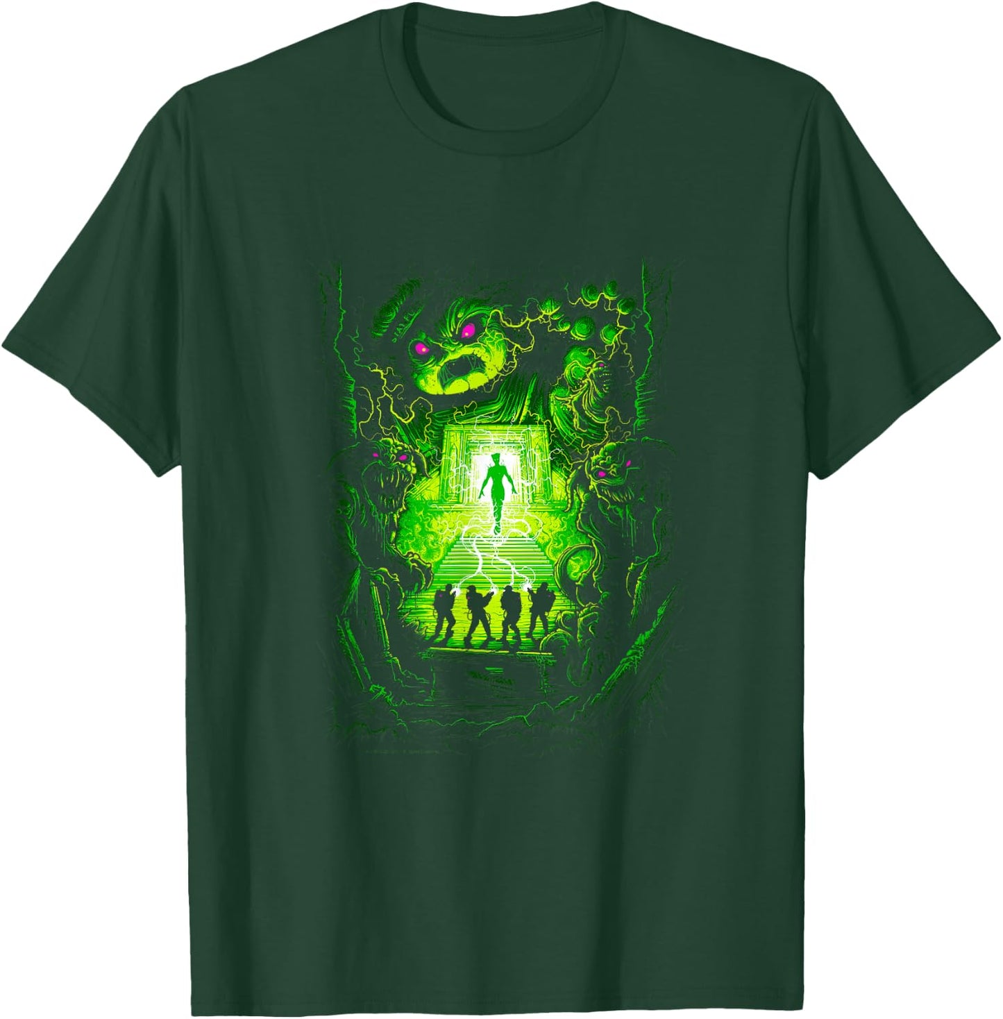 Ghostbusters Dan Mumford Marshmallow Man Movie Poster T-Shirt - T-Shirt | Forest