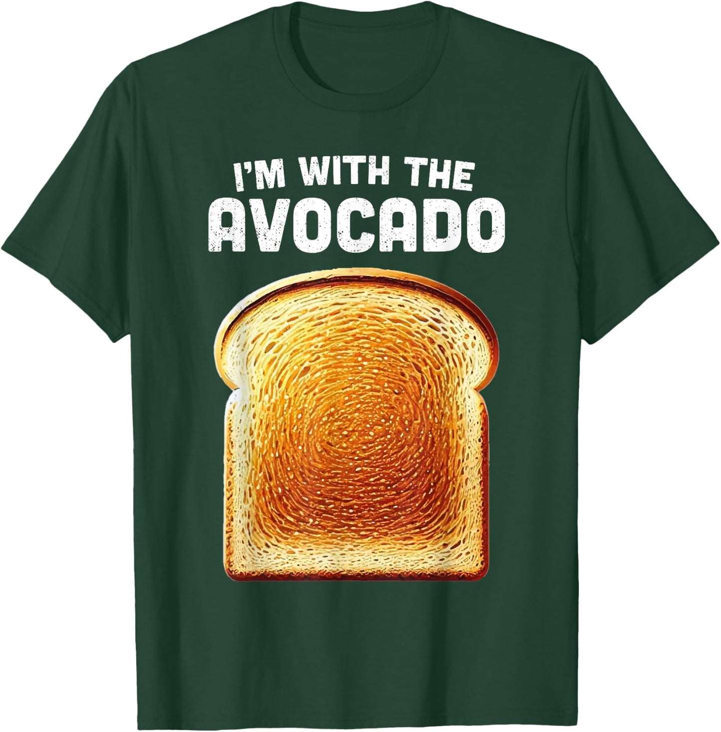 Im With Avocado Shirt Toast Matching Funny Halloween Costume T-Shirt - T-Shirt | Forest