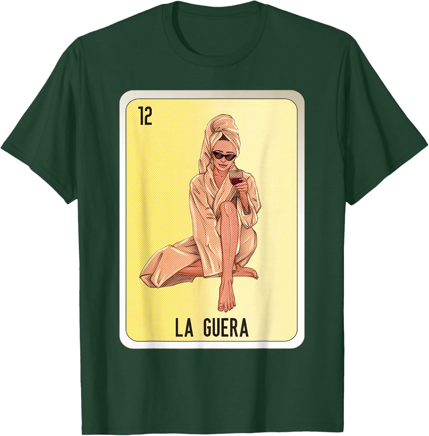 La Guera Mexican Slang Chicano Bingo Cards T-Shirt - T-Shirt | Forest