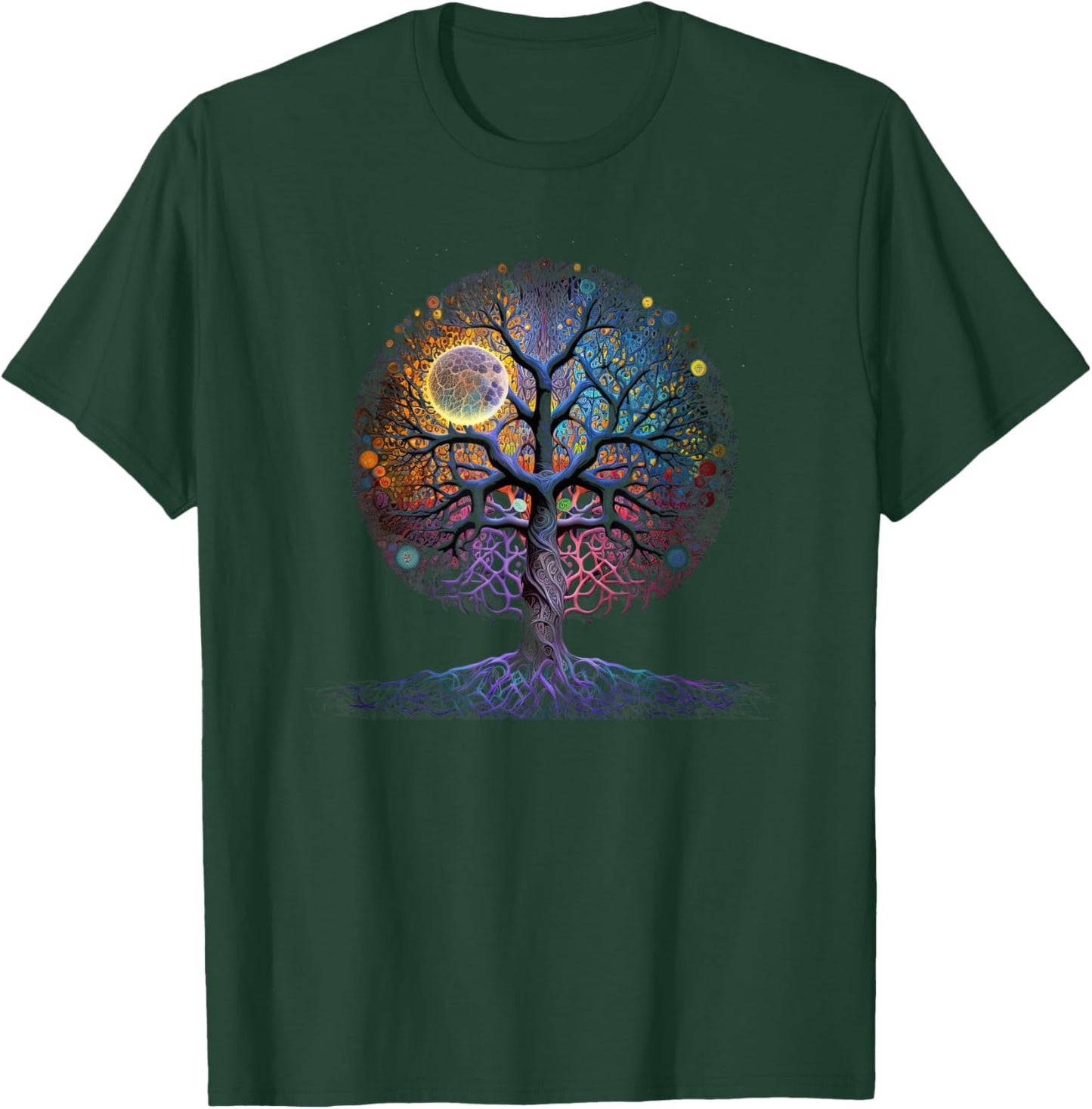 Tree Of Life Yoga Zen Namaste Meditation. T-Shirt - T-Shirt | Forest