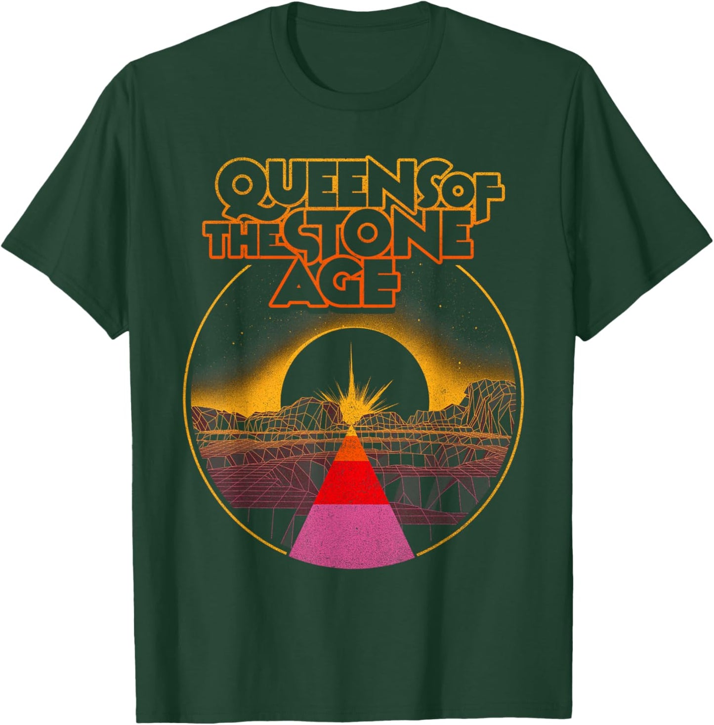 Official Queens of The Stone Age Desert Sun T-Shirt - T-Shirt | Forest