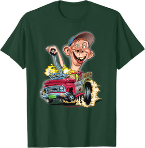 Jeff Dunham - Bubba J Hot Rod Pick Up Truck T-Shirt - T-Shirt | Forest