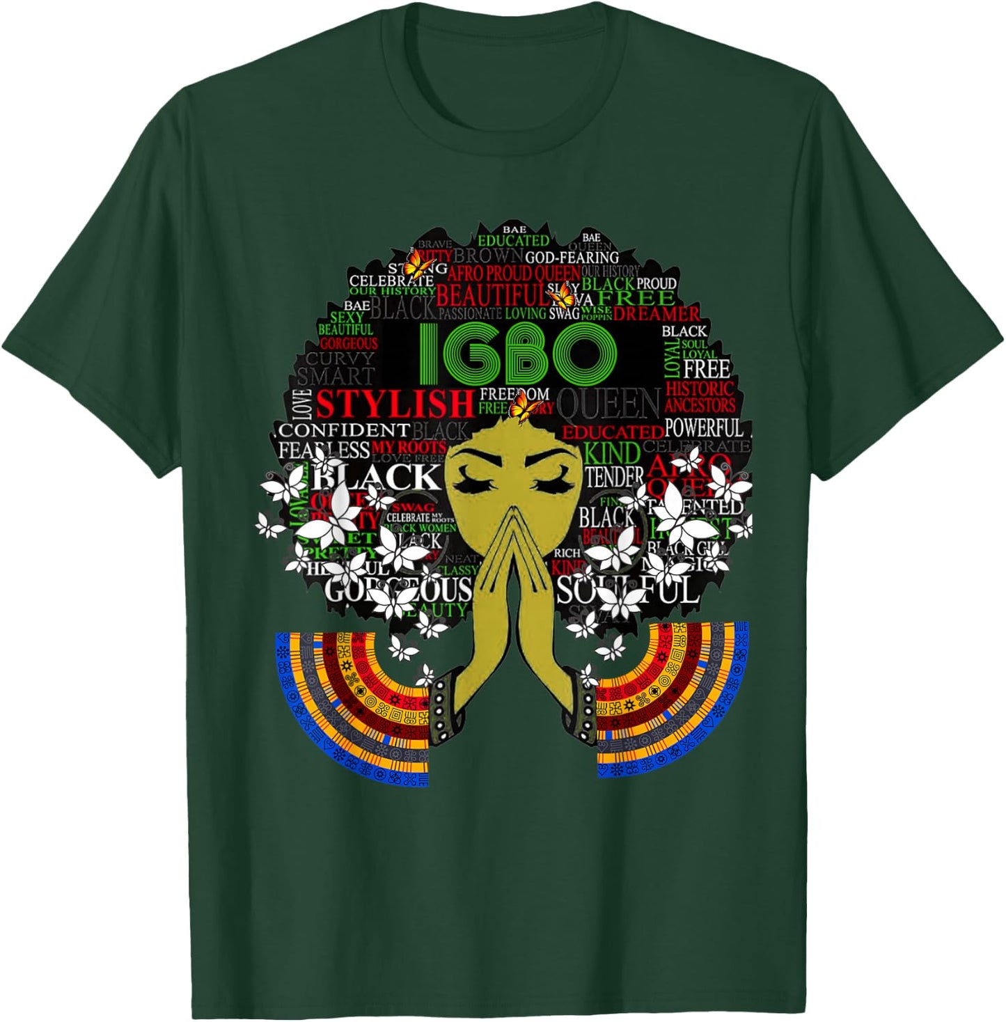 Igbo Girl - Cute Nigerian Girl Of Nigeria T-Shirt - T-Shirt | Forest