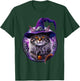 Magical Meowzard: Enchanting Halloween Wizard Cat T-Shirt - T-Shirt | Forest