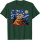 Tiny Dinosaur Beardie Starry Night Bearded Dragon Lover T-Shirt - T-Shirt | Forest