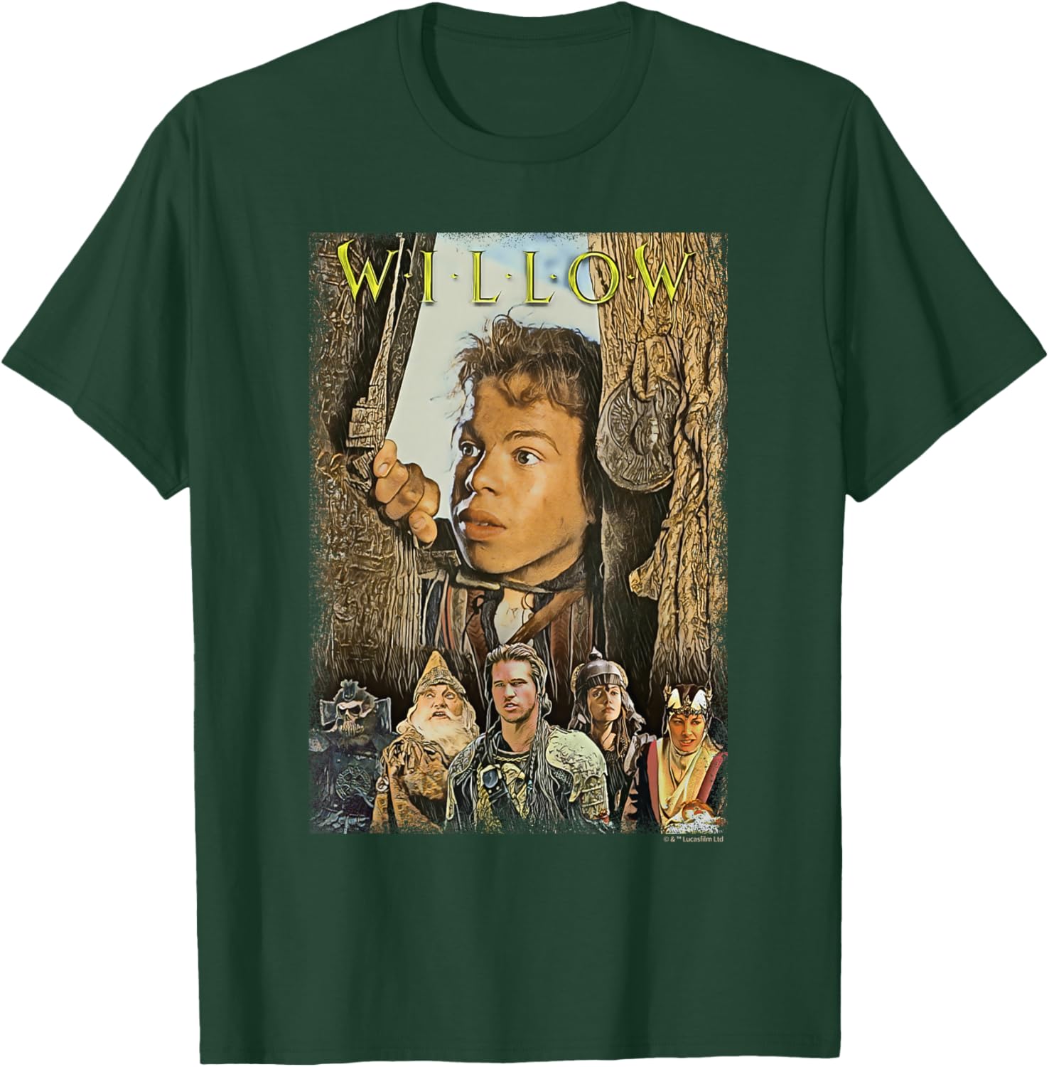 Lucasfilm Willow Movie The Magic Lies Within T-Shirt - T-Shirt | Forest
