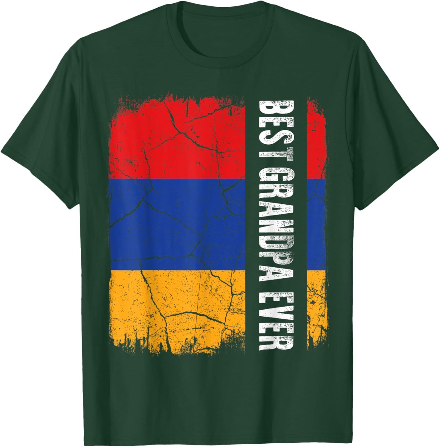 Best Armenian Grandpa Ever Armenia Flag Father's Day T-Shirt - T-Shirt | Forest