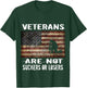 Veterans Are Not Losers or Suckers Women Men Anti Trump T-Shirt - T-Shirt | Forest