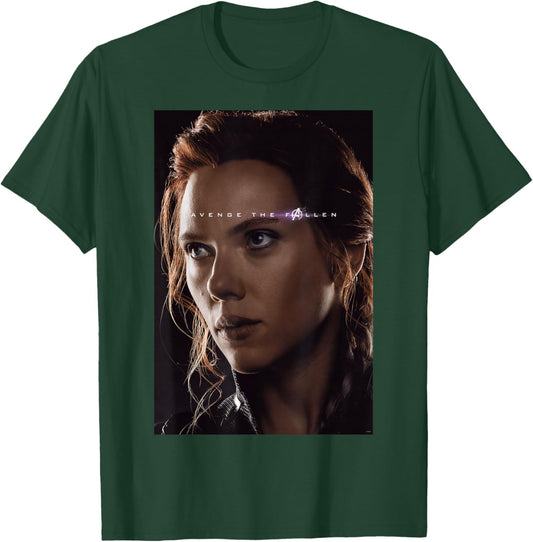 Marvel Avengers: Endgame Black Widow Poster T-Shirt - T-Shirt | Forest