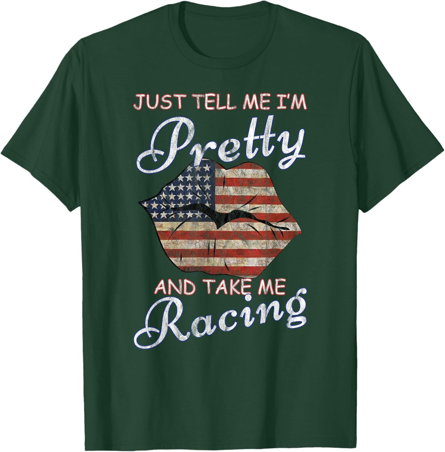Just call me Pretty Race Girl and take me to the race T-Shirt - T-Shirt | Forest