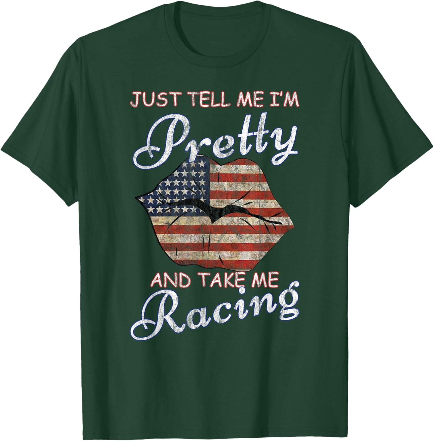 Just call me Pretty Race Girl and take me to the race T-Shirt - T-Shirt | Forest