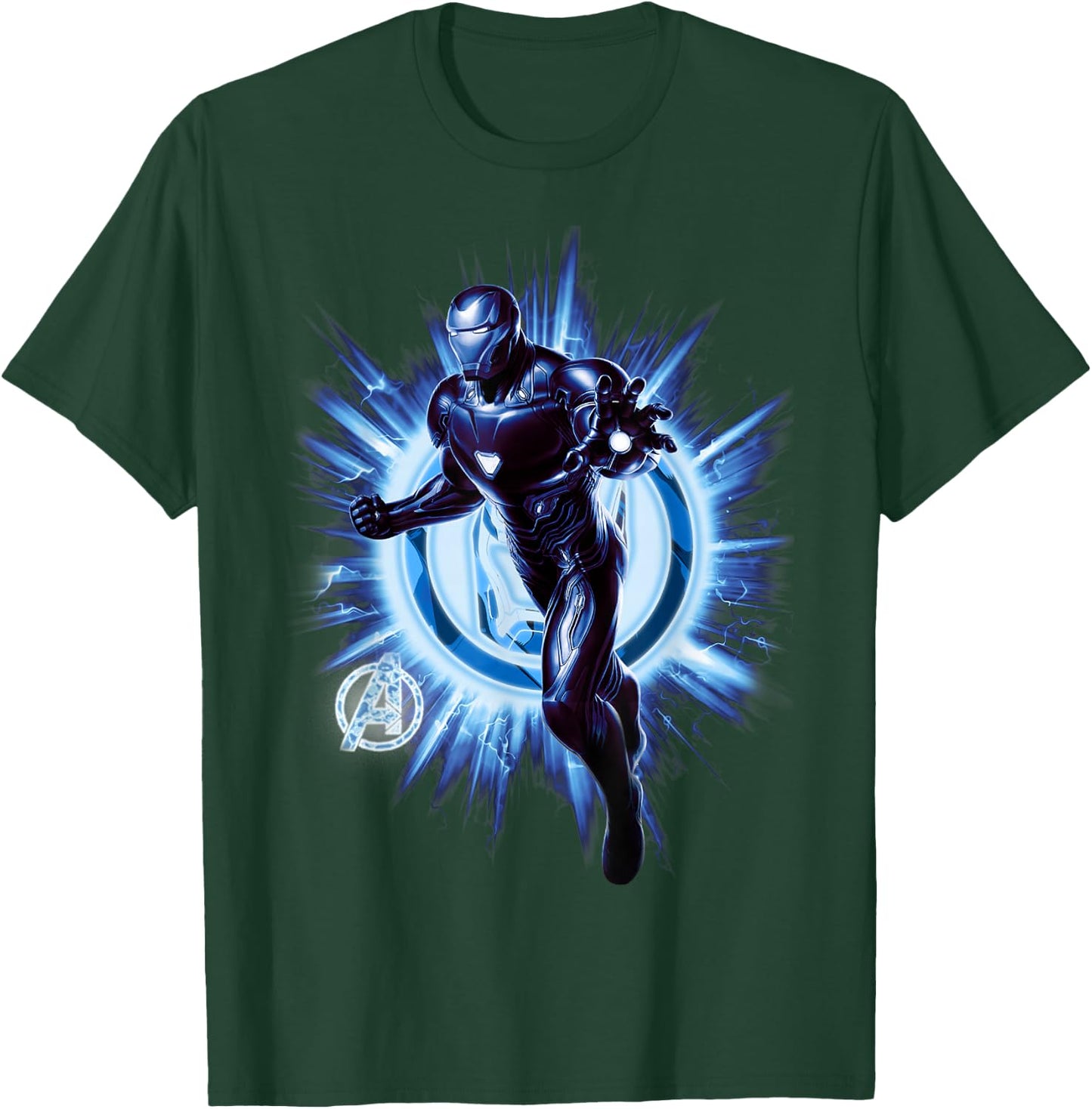 Marvel Avengers Endgame Iron Man Blast Graphic T-Shirt - T-Shirt | Forest