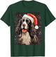 English Springer Spaniel Christmas Dog T-Shirt - T-Shirt | Forest