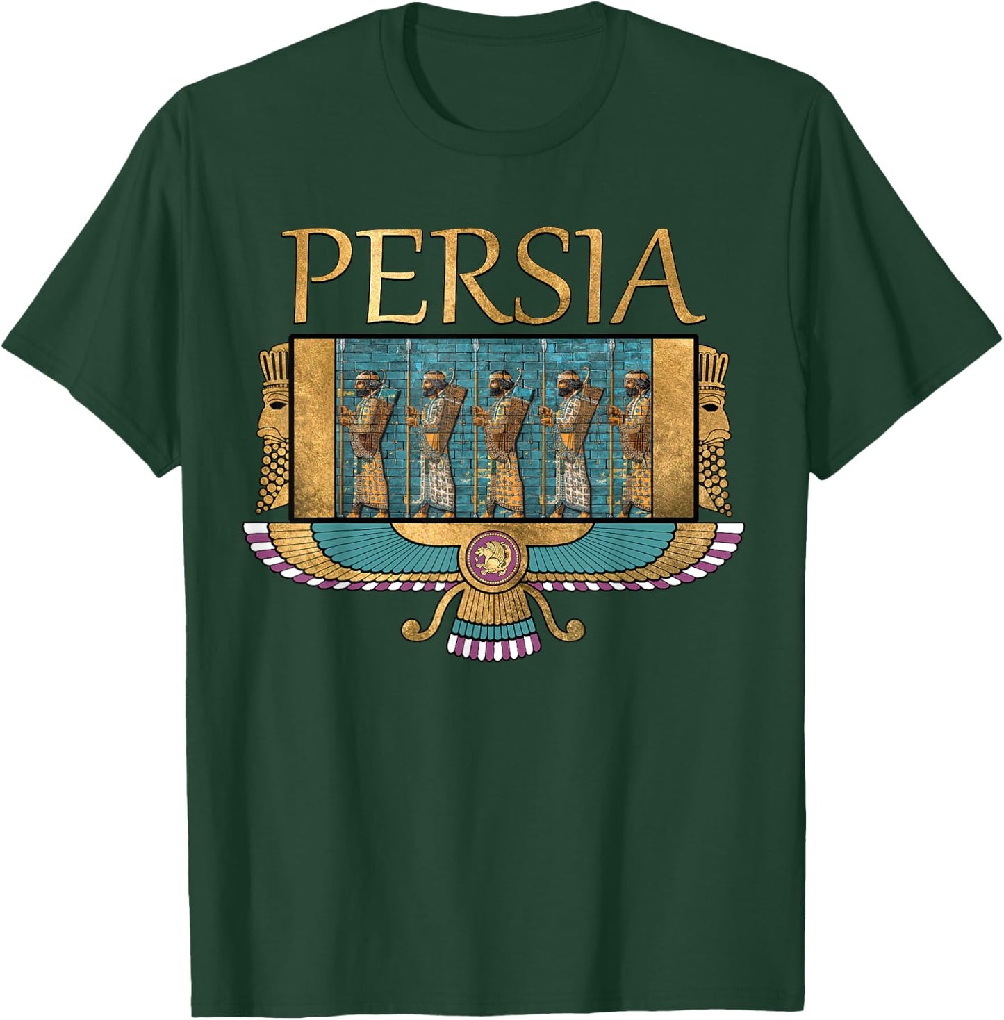 Ancient Persia Immortals of the Persian Empire T-Shirt - T-Shirt | Forest