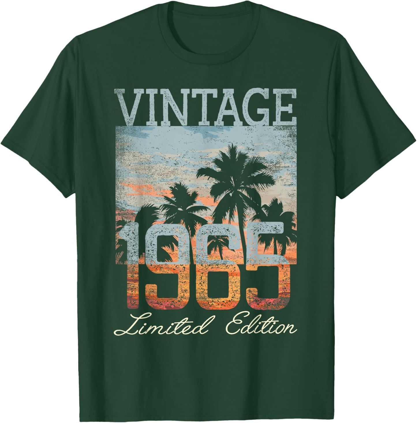Vintage 1965 Limited Edition 60th Birthday 60 Year Old Gifts T-Shirt - T-Shirt | Forest