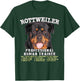 Rottweiler Dog Professional Human Trainer T-Shirt - T-Shirt | Forest