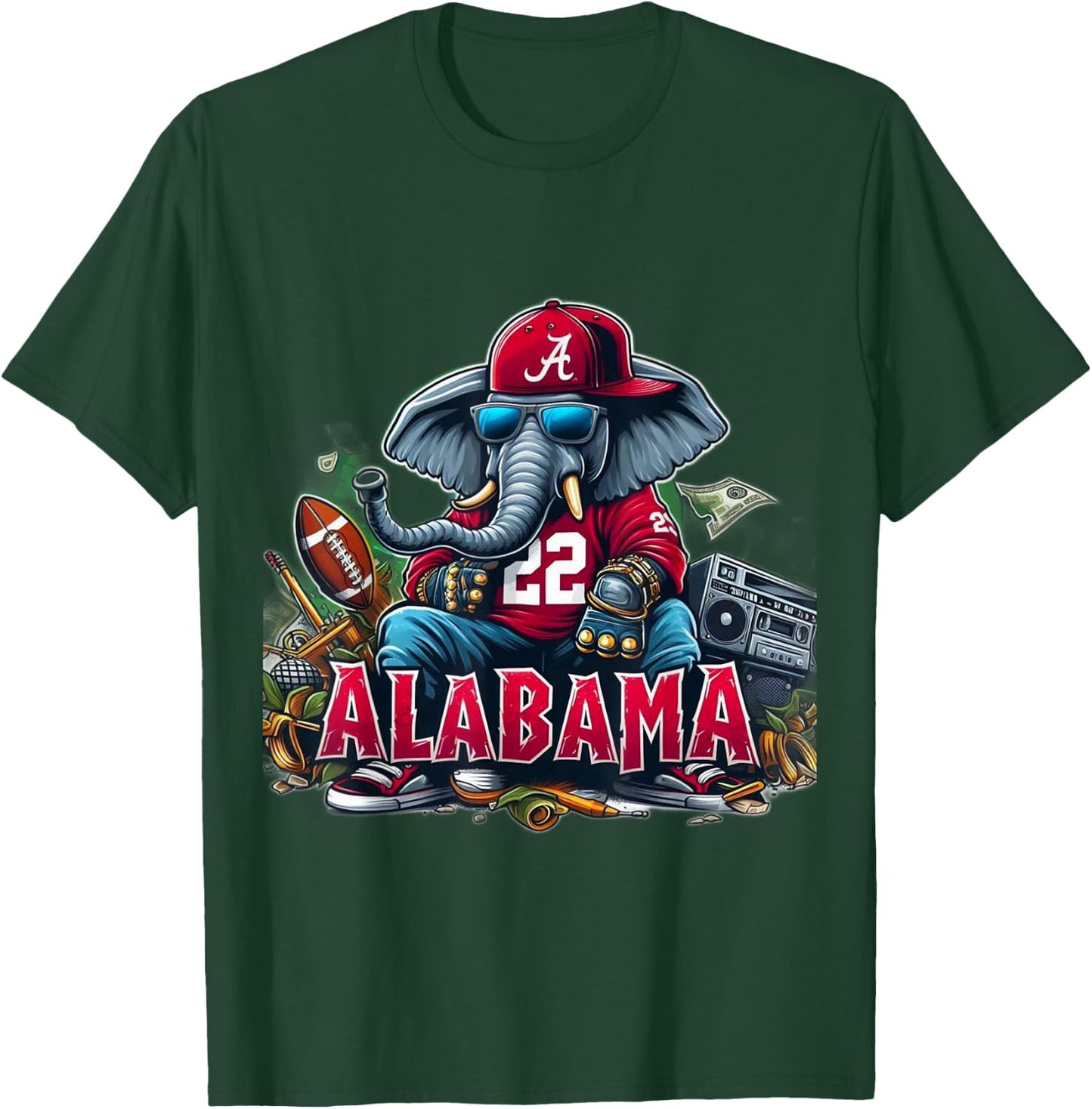 Alabama Elephant T-Shirt - T-Shirt | Forest