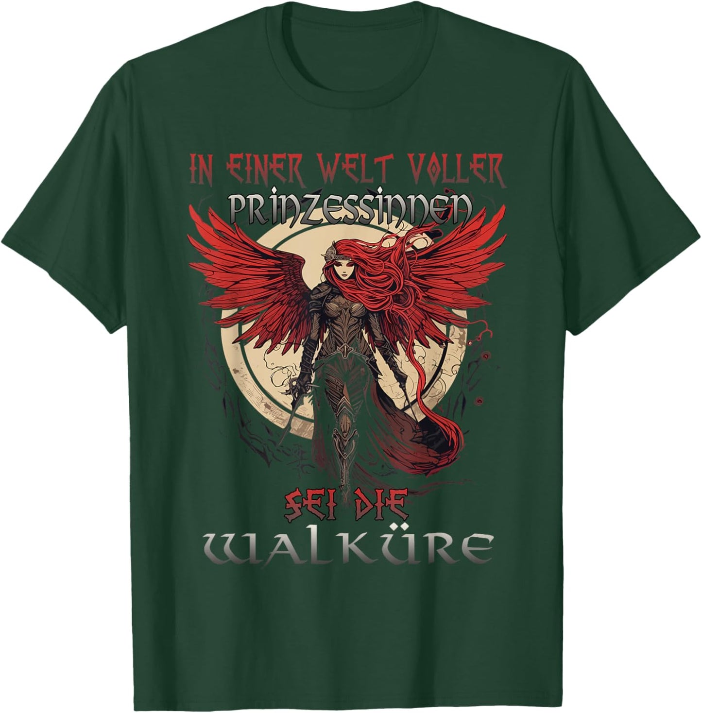 Stolze Walküre - Symbol der nordischen Schönheit Walküren T-Shirt - T-Shirt | Forest