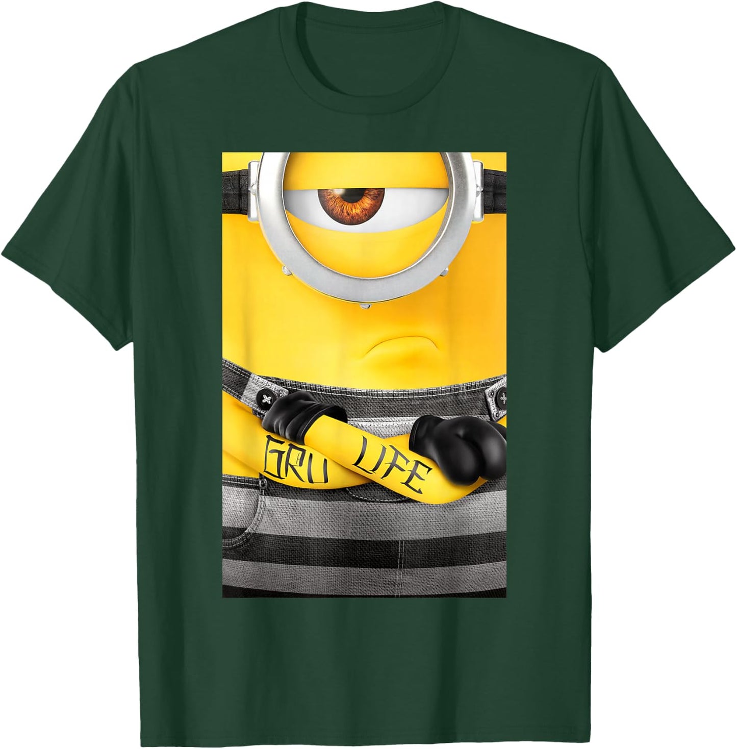 Despicable Me Minions Gru Life Tattoo Graphic T-Shirt - T-Shirt | Forest