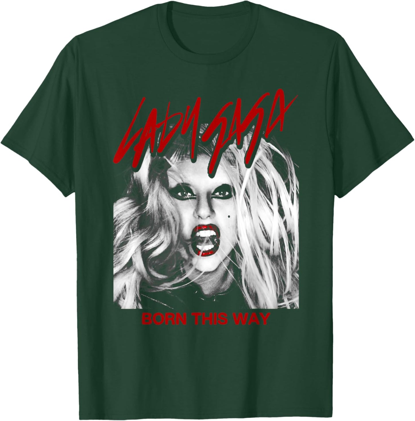 Official Lady Gaga Born This Way Cover T-Shirt - T-Shirt | Forest