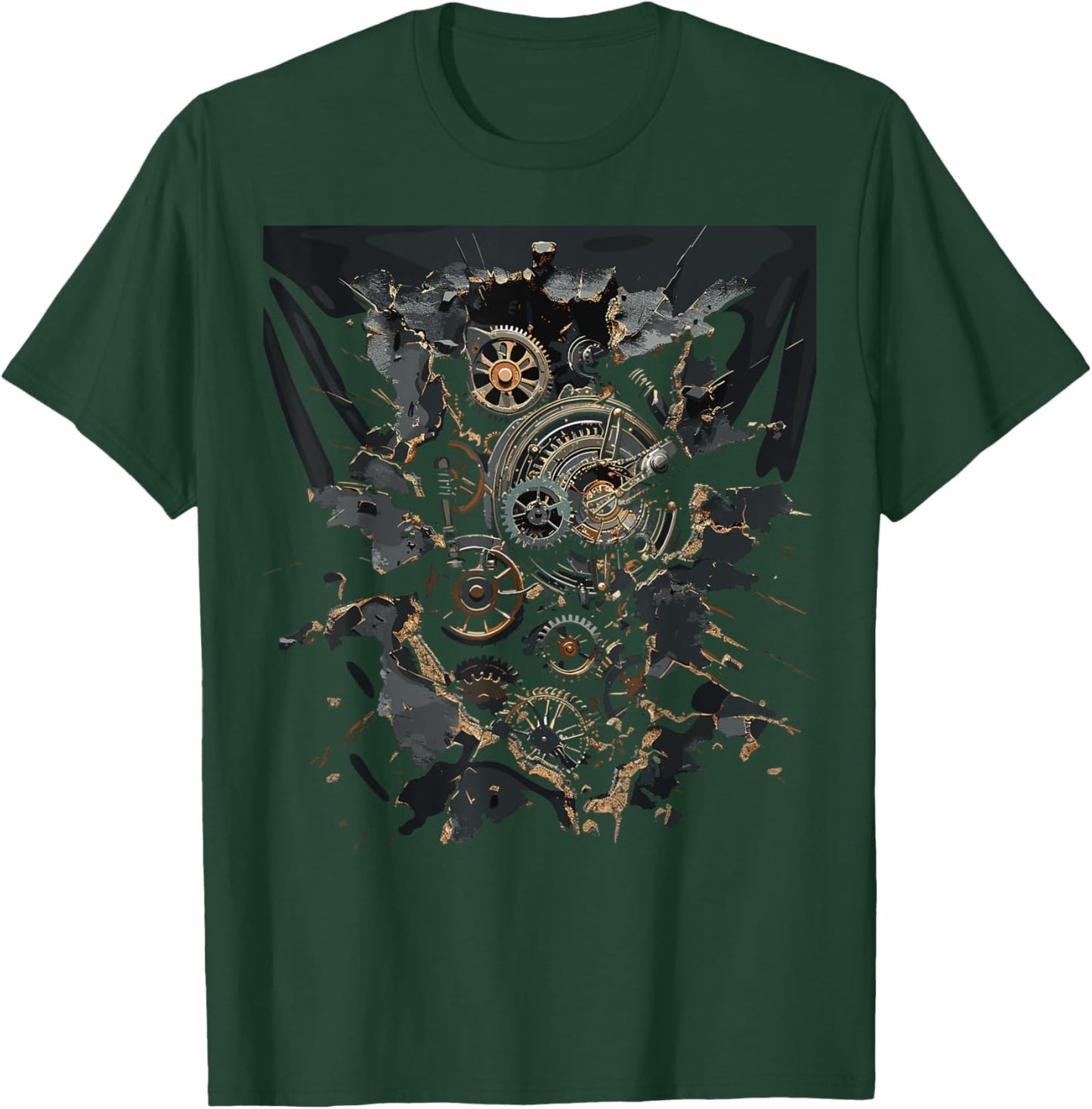 Steam Punk Mechanics Steampunk Art T-Shirt - T-Shirt | Forest