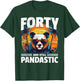 40th Birthday Panda Age 40 Years T-Shirt - T-Shirt | Forest