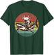 Vintage Axolotl Shark Rider Funny Retro Axolotl Riding Shark T-Shirt - T-Shirt | Forest