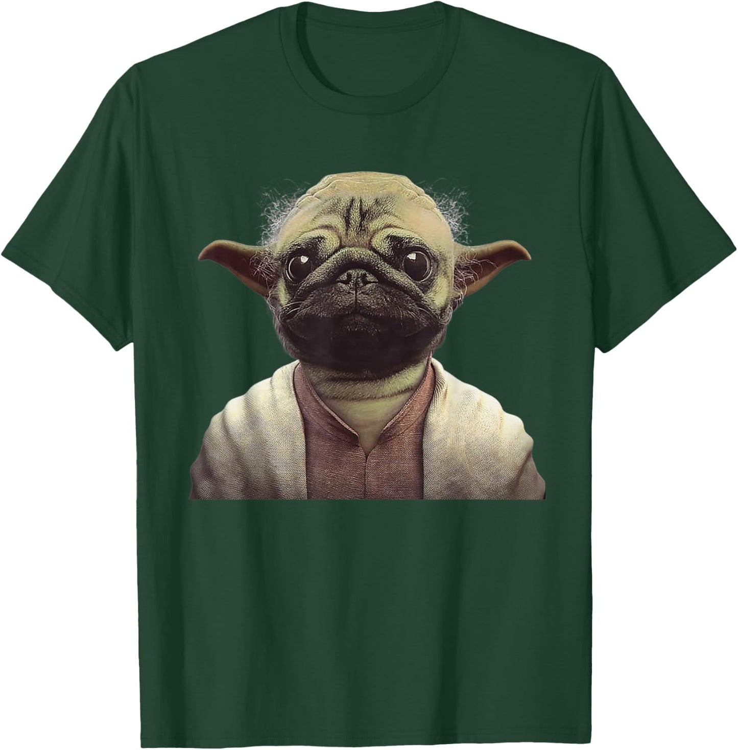 Pugoda Star Alien Pug Dog Great Gift Women Kids T-Shirt - T-Shirt | Forest
