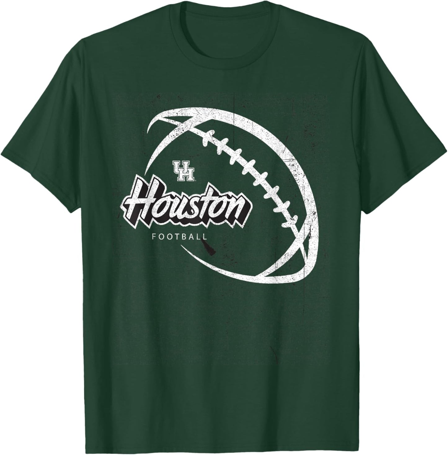 University of Houston Black Out Football | Houston Cougars T-Shirt - T-Shirt | Forest