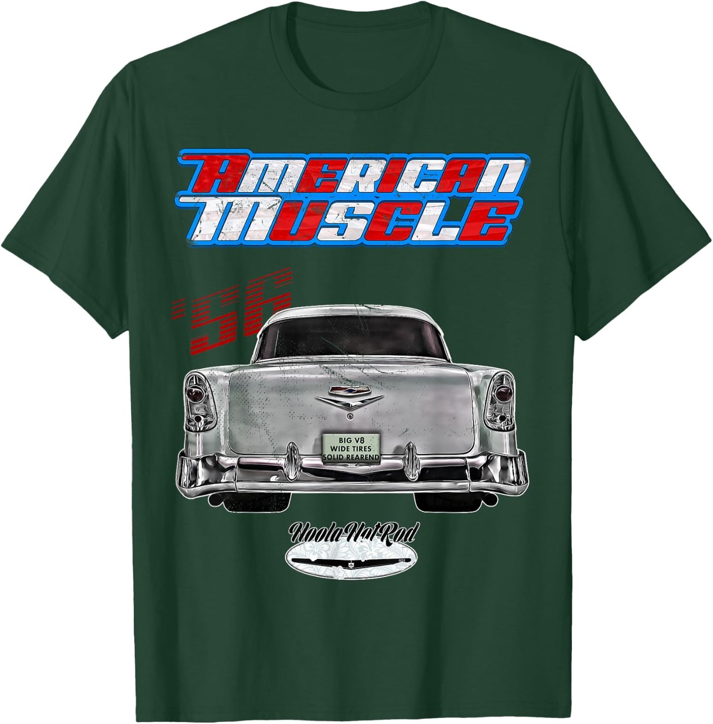 Rockabilly,1956,Fifties,Bel Air,Belair,Tailfins,pro touring T-Shirt - T-Shirt | Forest