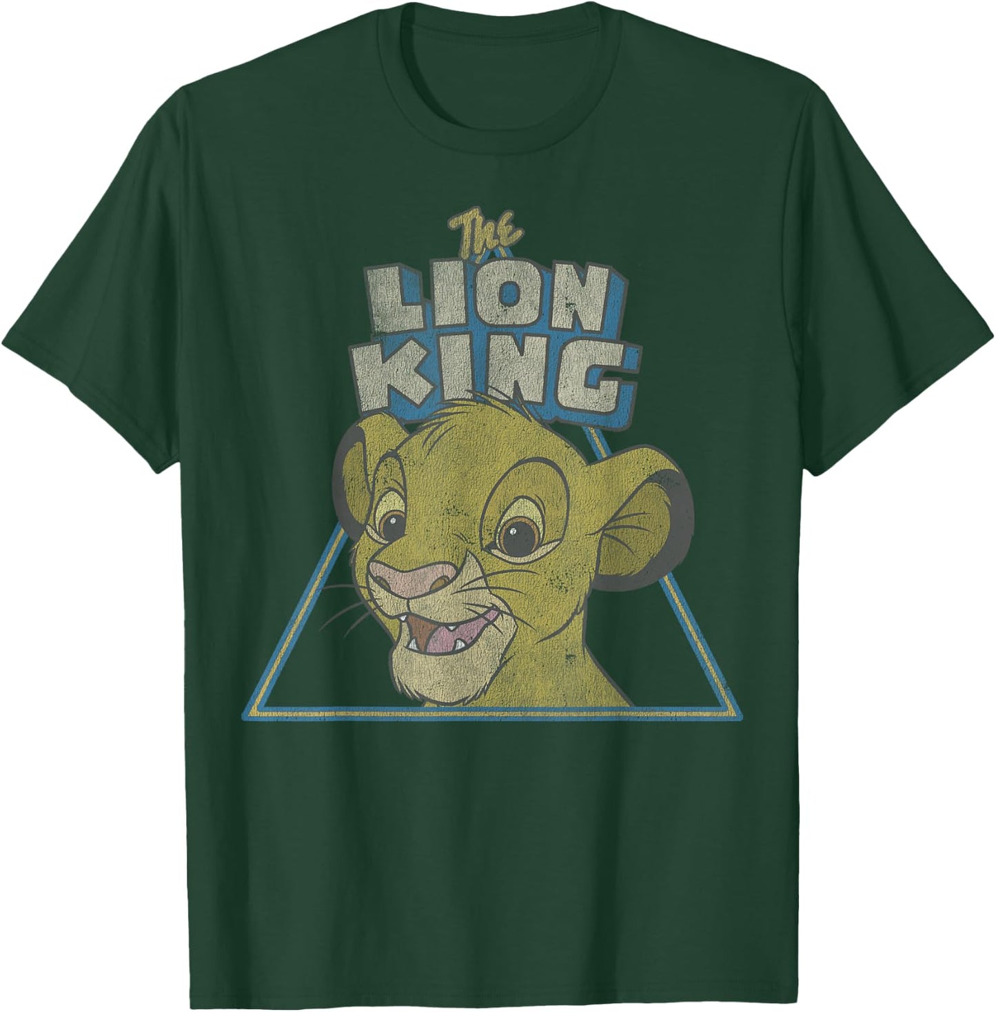 Disney Lion King Retro Cute Simba Face T-Shirt - T-Shirt | Forest