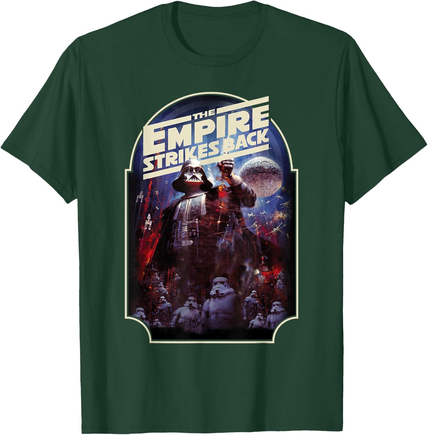 Star Wars The Empire Strikes Back Vintage Poster T-Shirt - T-Shirt | Forest