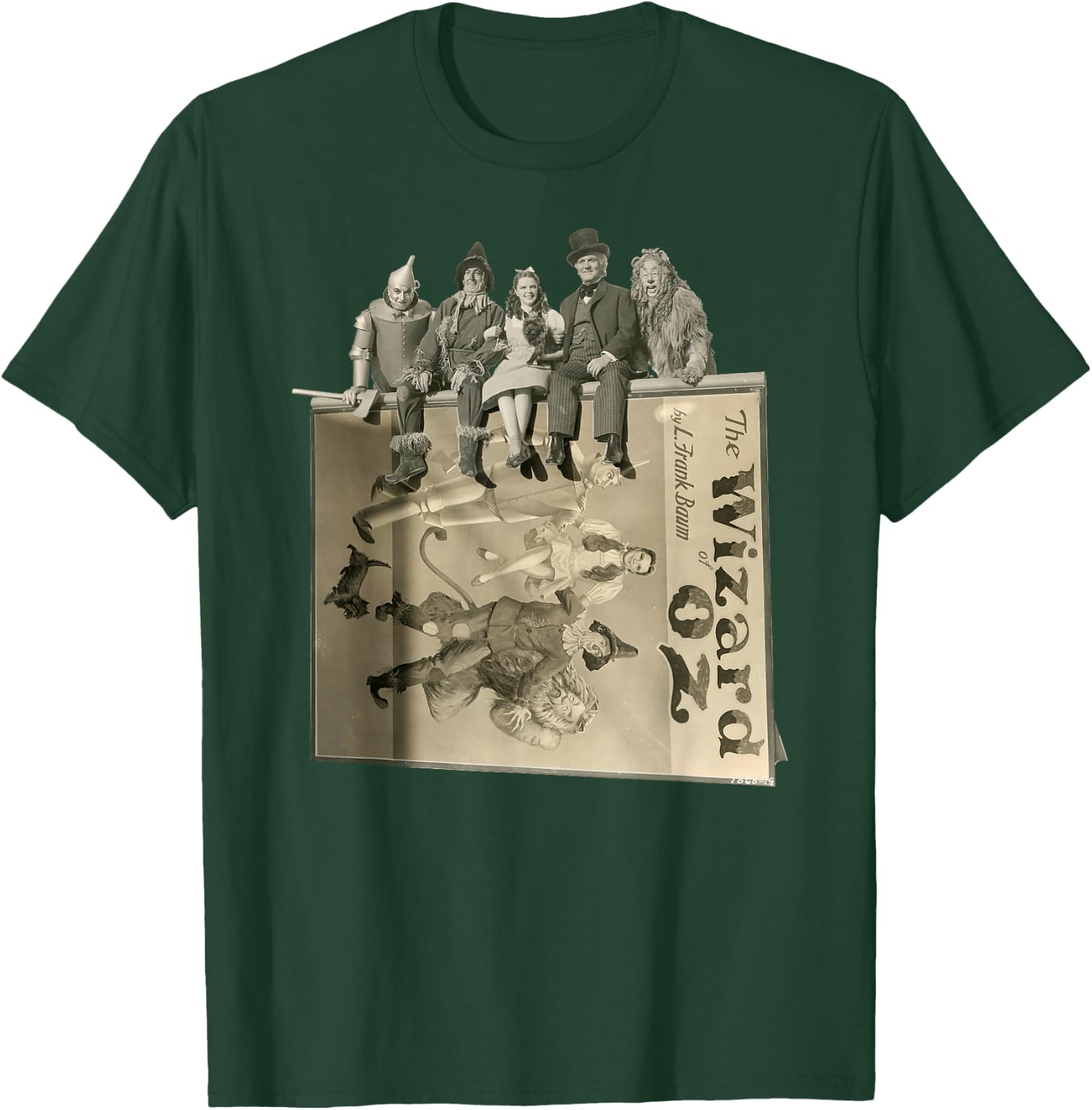 Tin Man Cowarldly Lion Scarecrow Toto Dorothy Wizard of OZ T-Shirt - T-Shirt | Forest