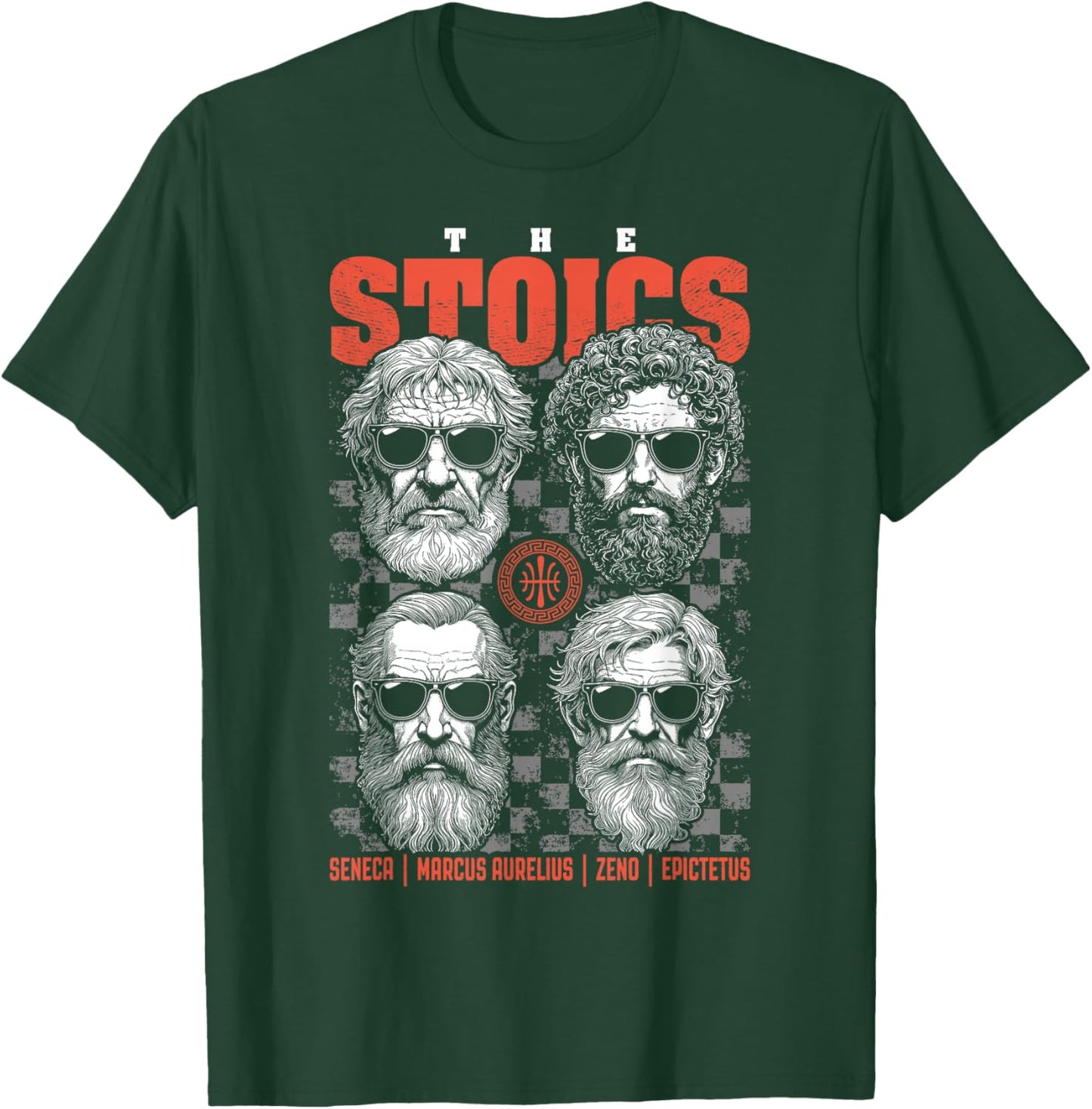 Funny Stoic Philosophy Stoics Band Philosophers , Black, S T-Shirt - T-Shirt | Forest