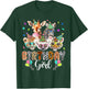Happy Birthday Girl Zoo Animals Wildlife Girls Kids Cute T-Shirt - T-Shirt | Forest