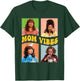 Retro Nineties Mom Vibes Vintage Mother's Day Shirt Women , Black, S T-Shirt - T-Shirt | Forest