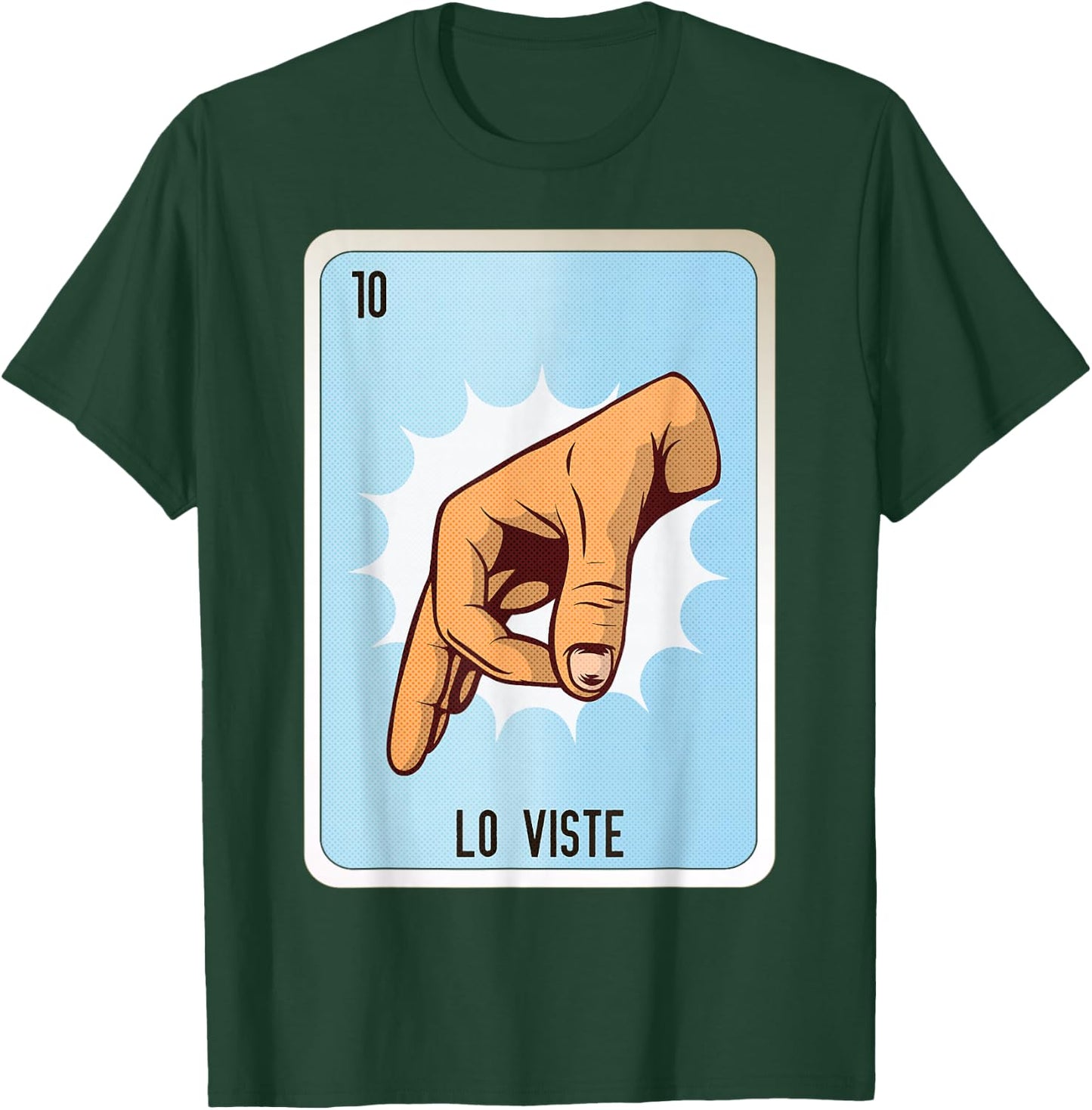 Lo Viste Mexican Slang Chicano Bingo Cards T-Shirt - T-Shirt | Forest